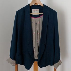 Anthropologie | Cartonnier Draped Blazer Size M